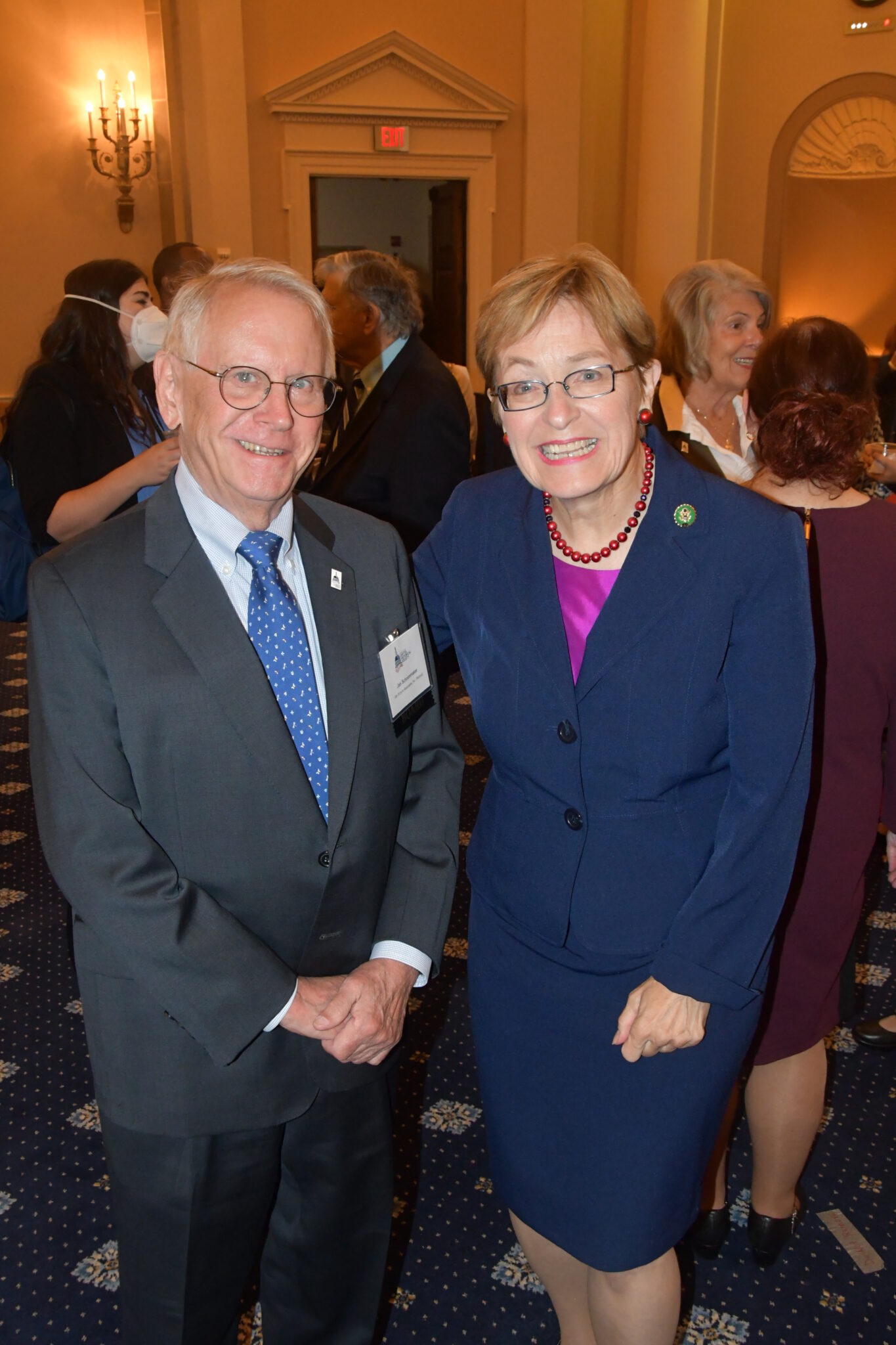USCHS Trustee Jan Schoonmaker with Congresswoman Marcy Kaptur (OH-09) - Photos (c) Bruce Guthrie